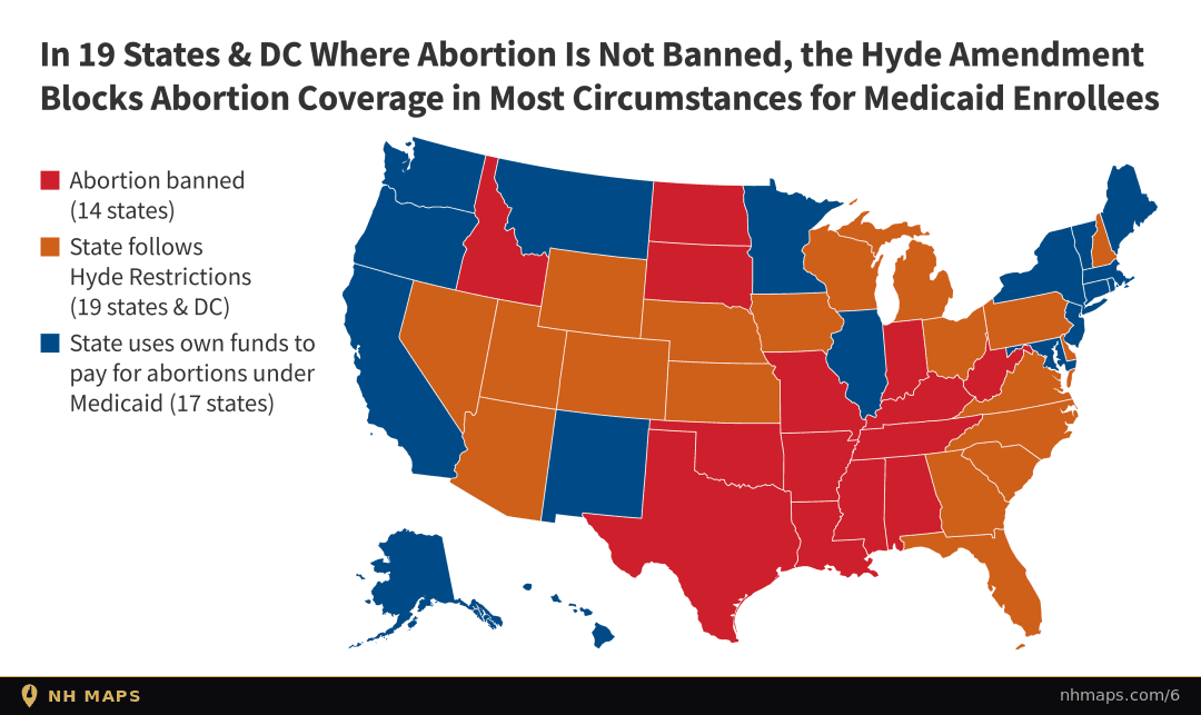 Abortion Law & Medicaid Funding by State