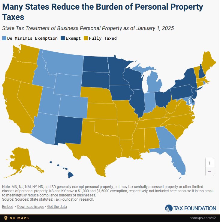 Business Personal Property Tax Treatment (2025)